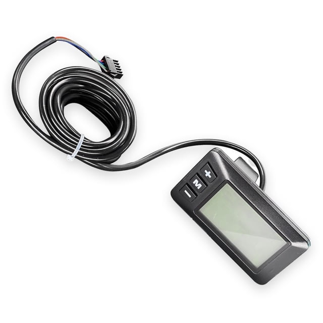 Yuarrent Controlador de Panel de pantalla LCD para bicicleta, manillar de bicicleta eléctrica resistente al agua, pieza de conversión de Bicicletas eléctricas