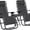 Black, variant on FASCK Patio Zero Gravity Chair Outdoor Folding Recliner Chairs with Table Pool Side Using Lawn Chair Sets with Pillow (Light Beige)
