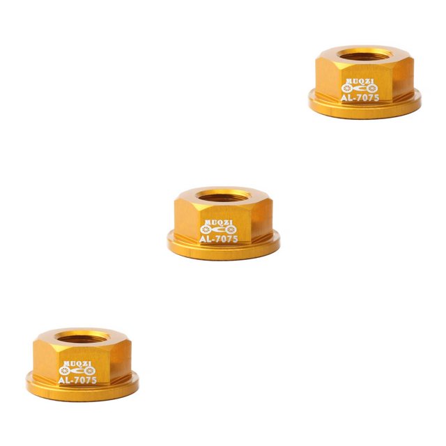 Eigraketly Bloqueo de bicicletas Rueda trasera delantera M8 Tuerca de cubo Aleación de aluminio Tuercas portátiles Reparación Accesorio Hogar Profesional Type1 NO1 Eigraketly CBP489475
