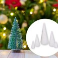 thumbnail image 4 of 5 Pieces Foam Cones for Crafts Foam Tree Cones for Holiday Party Celebration, 4 of 11