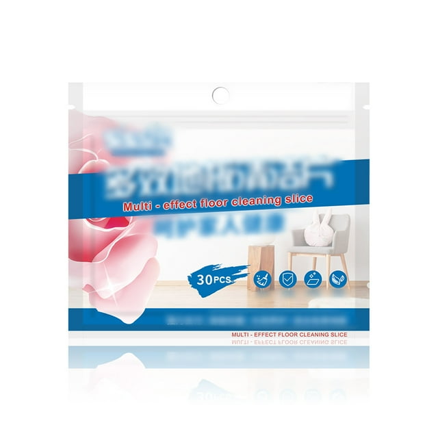 Injueey 30 Pieces/Bag Floor Cleaning Sheet Portable Dining Ceramic Indoor Mopping Bathroom Room Furniture Sheets Tile Washing Type3 NO3 Injueey HA062320-00