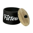 thumbnail image 3 of yuksok Farmhouse Coffee Filter Stand Food Storage Container Jar for Tea Coffee Home black, 3 of 9