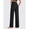 thumbnail image 2 of Pantalones CRZ YOGA Butterluxe de Cintura Alta, Pierna Ancha con Bolsillos, 2 of 6