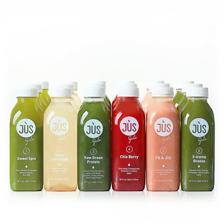 Jus by Julie 3-Day Blended Juice Cleanse, 18 (Best Juices To Drink For Detox)