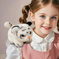 Magnetic Shoulder Plush Doll - Cute Soft Non-Shedding Stuffed Animal Companion Toy, Strong Magnet Clings to Shoulders, Hypoallergenic Fabric for Adults & Home/Car/Office Decor, 4.72in, I