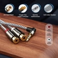 thumbnail image 2 of Cable de audio CableCreation de 3,5 mm a 2 RCA hembra de 0,92 m, 2 of 7