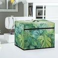 thumbnail image 4 of SEANATIVE Palm Leaf Sewing Machine Cover with Pockets Foldable Protective Cover with Top Handle Easy to Use for Most Standard Sewing Machines Home Decor, 4 of 7