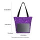 thumbnail image 3 of Disketp Purple Glitter Bolsa de Hombro Casual para Mujer, Bolso Cruzado para Compras, Viajes y Uso Diario, 3 of 6
