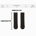 thumbnail image 3 of Toddler Kids Knee High Socks Non Slip Boy Girls Seamless Long Stockings for Toddler to Teen 1-15 Years Kids, 3 of 4