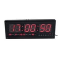 thumbnail image 3 of 48cm Digital Wall Clock Big LED Time Calendar Temperature Desk Table Clocks LED Wall Watch, 3 of 8