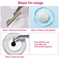 thumbnail image 4 of Pegatinas desechables de pegamento para pestañas, pegamento resistente al agua, pegatinas de papel de aluminio, pegatinas para bandeja Ormromra CPB-DE-LYY598-2, 4 of 5