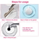 thumbnail image 4 of Pegatinas desechables de pegamento para pestañas, pegamento impermeable, pegatinas de papel de aluminio, soporte de pegamento para pestañas, pegatina de paleta para suministros de herramientas de, 4 of 5