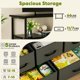 thumbnail image 4 of Mueble para TV, tocador Simple Deluxe con 5 cajones de tela, color gris, 4 of 8