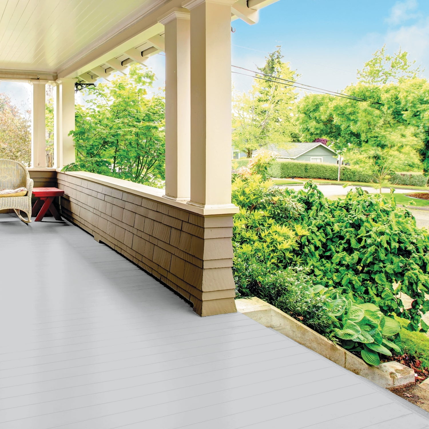 Glidden Porch & Floor 1 gal. Elemental Satin Interior/Exterior Paint with Primer
