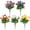 Mix Color, variant on OIUR 5 Pcs Faux Daisies Bundles UV Resistant Artificial Flowers Realistic Fake Fall Flowers with Bendable Stems for Flower Arrangement Indoor Outdoor Decorations