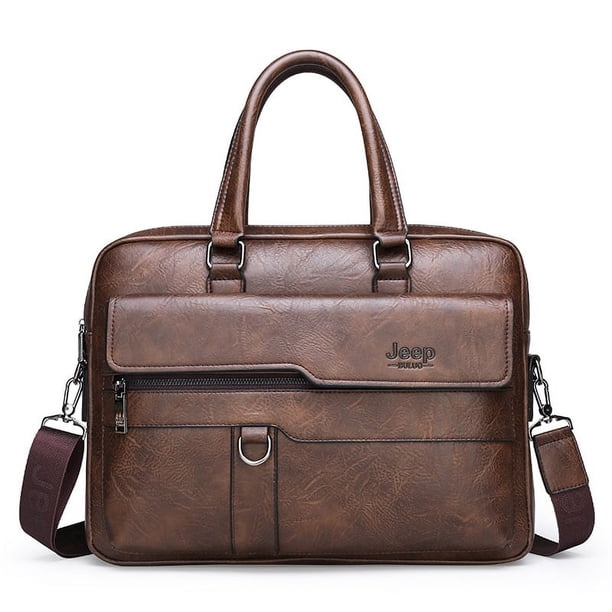 Bolso de mano para hombre, moderno bolso de hombro horizontal, moderno bolso de negocios tipo bandolera para hombre, maletín para ordenador
