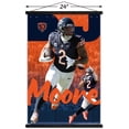 thumbnail image 3 of NFL Chicago Bears - D.J. Moore 24 Wall Poster with Magnetic Frame, 22.375" x 34", 3 of 5