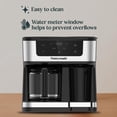 thumbnail image 2 of Pantrymade Dual Brew Coffee Maker | 12 Cup Glass Carafe & Single Serve K-Cup Combo | Programmable Touchscreen Coffee Machine for Ground Coffee or Pods, 2 of 8