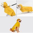 thumbnail image 2 of Impermeable para mascotas Capa abdominal Poncho transparente para protección de ojos para mascotas (talla M), Sunny, 2 of 5