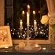thumbnail image 3 of Candelabro cónico blanco para centro de mesa, candelabros de 3 tallos para centros de mesa de boda, candelabros de metal para mesa, chimenea, 3 of 5