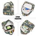 thumbnail image 5 of FORMRS Mini Backpack Purse for Women Travel Daypack Casual Shoulder Bag, White Shelf, 5 of 7