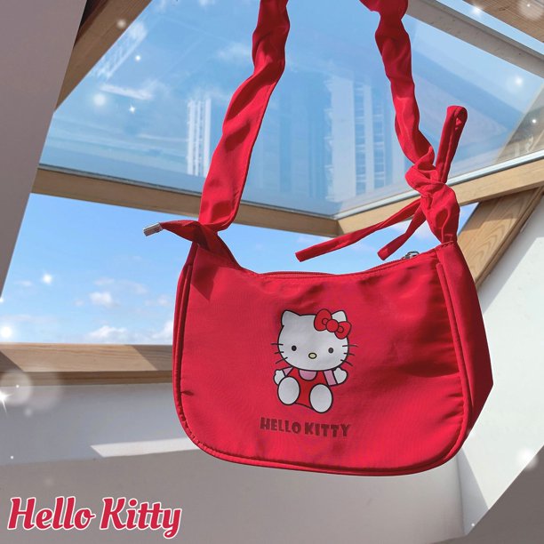 Bolso de mano de dibujos animados Sanrioed My Melody Kurumi, bolsa de axila de estilo japonés, bolsos de hombro lindos, bolsa de mano Hellokittyed Kawaii, regalo, 2024