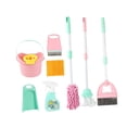 thumbnail image 1 of Juego de limpieza para , escoba de lujo, carrito de juguete de simulación, juego de barredora para juegos de regalo de Navidad, preescolar Sunnimix  Juego de limpieza para niños, 1 of 8