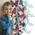 thumbnail image 3 of Blackout Kids Curtains,Flower and Butterfly Childrens Insulated Curtains Set Of 2,Bedroom Essentials,Toddler Room Decor 42"x63"(106x160cm), 3 of 4