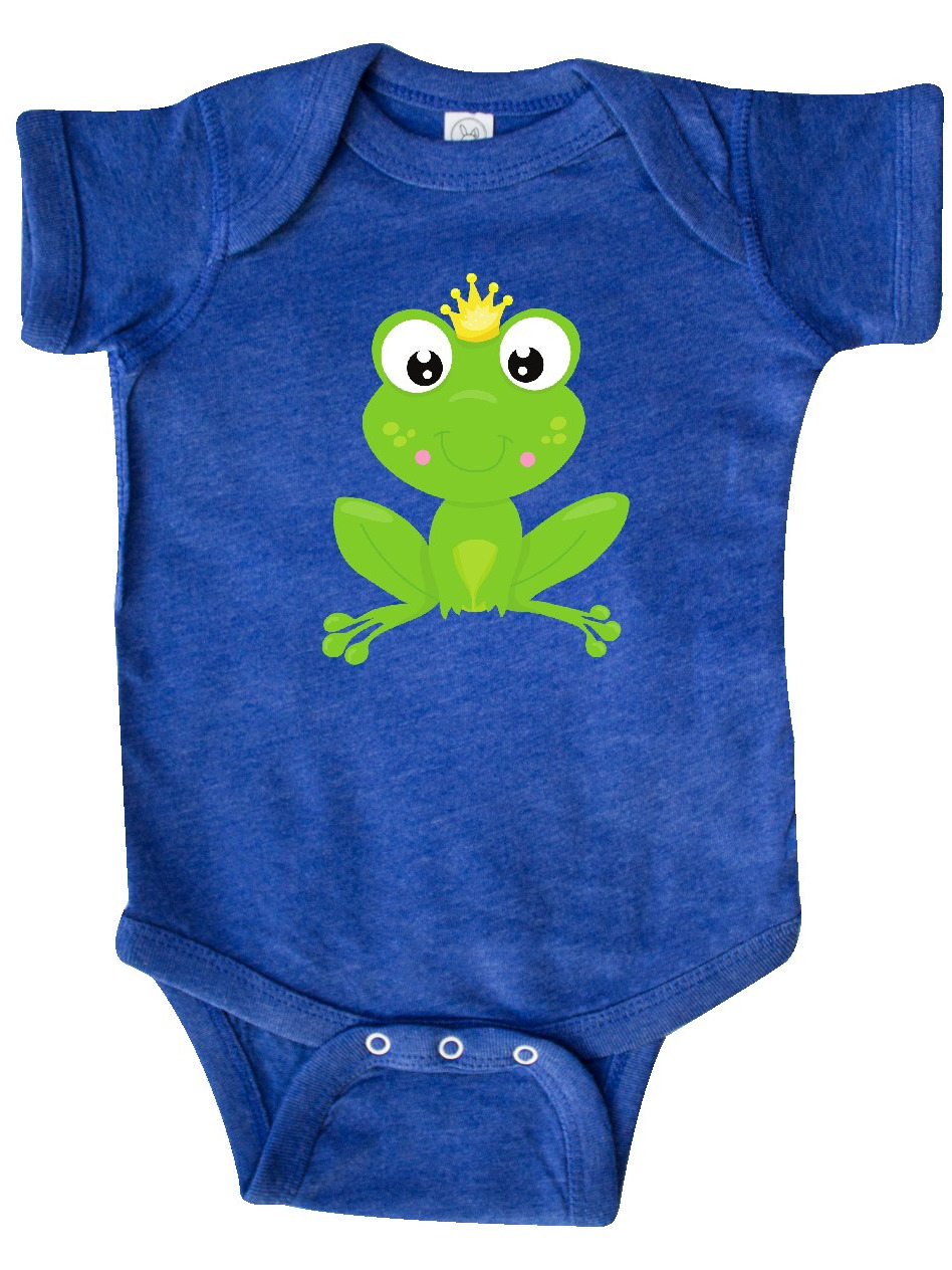 INKtastic Frog Prince, Cute Frog, Frog With A Crown Infant Creeper