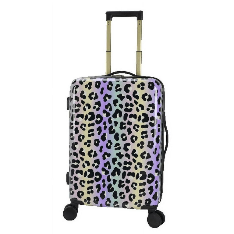 ABS 20 Inch Hardside Carry On Luggage in Leopard Print Exclusive to Walmart All Ages HOL 2023 LEOP20