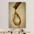 thumbnail image 3 of wall26 Canvas Print Wall Art Retro Vintage White Wine Pour Glass Drinks &amp; Cocktails Alcohol Digital Art Modern Art Decorative Bohemian Chic Kitchen/Food for Living Room, Bedroom, Office - 16&quot, 3 of 5