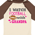 thumbnail image 4 of Inktastic I Watch Football with My Grandpa Girls Long Sleeve Baby Bodysuit, 4 of 5