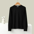 thumbnail image 2 of CLOISE Basic Tops for Women Plus Size High Neck Shirt Zip up Solid Color Short Sleeve Pullover Fleece Casual Clothes, 2 of 3