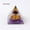 H, variant on TopLLC Styles Pyramids Crystal Crushed Stone Pyramids Home Crafts Resin Ornaments Bar Decoration 5cm the Crystal
