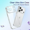 thumbnail image 3 of JETech Slim Case for iPhone 17 Pro 6.3-Inch with Camera Lens Full Protection, Ultra-Thin Lightweight Clear Minimalist Protective Phone Cover (Clear), 3 of 5