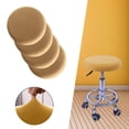 thumbnail image 3 of Bar Stool Cushion Round Durable Soft Slipcover circle barstool covers Washable Barstool Covers for 12-18 inch Chair camel, 3 of 9