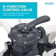 Intex 26645EG 2100 GPH Above Ground Pool Sand Filter Pump with Automatic Timer