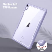 Fintie Case for iPad Air 11-inch M3 (2025) / M2 (2024), iPad Air 5th (2022) / 4th Generation (2020) 10.9 Inch - Shockproof Soft TPU Bumper with Slim Lightweight Clear Transparent Back Cover