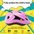 thumbnail image 3 of ZLight Children Sports Helmet Hollow Head Protector with Detachable Inner Pad Safe Bicycles Cycling Riding Brace Support Pink, 3 of 6