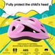 thumbnail image 2 of Casco deportivo para niños Wosthever rosa con almohadilla interior desmontable, 2 of 6
