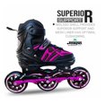 thumbnail image 3 of Jaspo Radar Adjustable Inline Skates With 100 Mm Pu Wheel | Enjoy Your Smooth, Quite Ride With High Quality Abec-9 Bearings, 100mm | For Kids Just Starting Out, 3 of 5