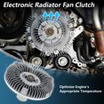 thumbnail image 3 of Embrague del Ventilador de Refrigeración del Motor para Dodge Ram 1500 5.7L 2011-2020 Embrague del Ventilador de Radiador Electrónico para Ram 2500 3500 2011-2018 No.55056840AB, 3 of 7
