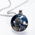 thumbnail image 2 of Horse Women's Glass Design Circular Pendant Necklace - Sparkle and Shine with this Elegant Necklace, 2 of 5