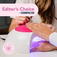 thumbnail image 2 of SUNUV SUN2C Luz UV de 48 W para uñas, lámpara de uñas LED UV con 4 ajustes de temporizador, luces de curado compatibles con todos los esmaltes de gel rosa, 2 of 5