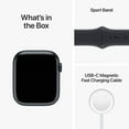 thumbnail image 4 of Restored Apple Watch Series 8 GPS + Cellular 45mm Midnight Aluminum Case with Midnight Sport Band - S/M. Fitness Tracker, Blood Oxygen & ECG Apps, Always-On Retina Display, 4 of 4
