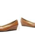 thumbnail image 6 of BURUDANI Women's Mid Wedge Heel Wide Pump Shoes Wide Available, 6 of 8