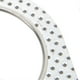 thumbnail image 3 of 1.75in Exhaust Pipe Flange Gasket 2 Bolts Perforated Steel Universal for Turbo Elbows Down Pipes, 3 of 5