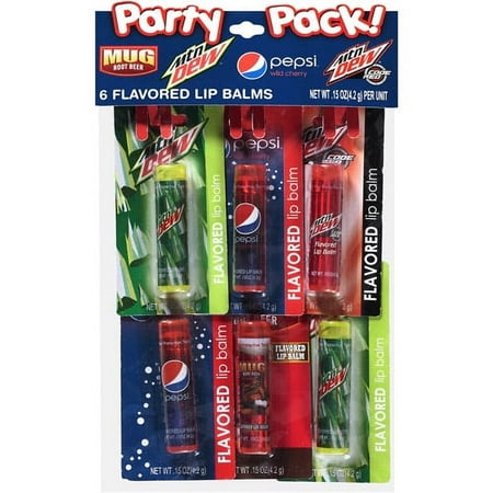 Lotta Luv Pepsico Inc. Flavored Lip Balms, 6ct Lip Balms