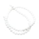 thumbnail image 1 of Piedras Preciosas Redondas Hugo 1 Hebra 63 Piezas Granos Blanco, 1 of 8