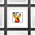 thumbnail image 4 of Gallery Pops Disney Mickey and Friends - Pluto Expressions Happy Wall Art, White Framed Version, 12" x 12", 4 of 5